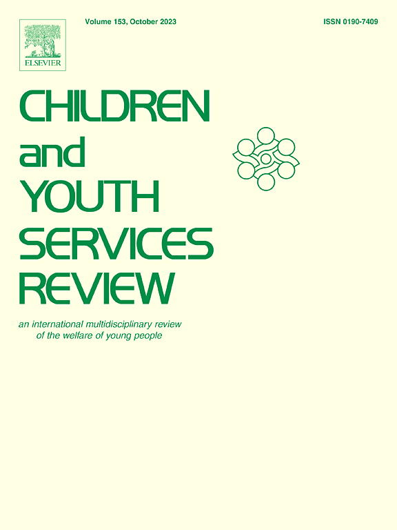 Go to journal home page - Children and Youth Services Review